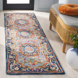 Safavieh Savonnerie 2'-3" x 8'-0" Rug in Navy / Pink