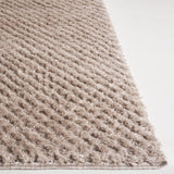 Safavieh Penelope Shag 4'-0" x 6'-0" Rug in Taupe