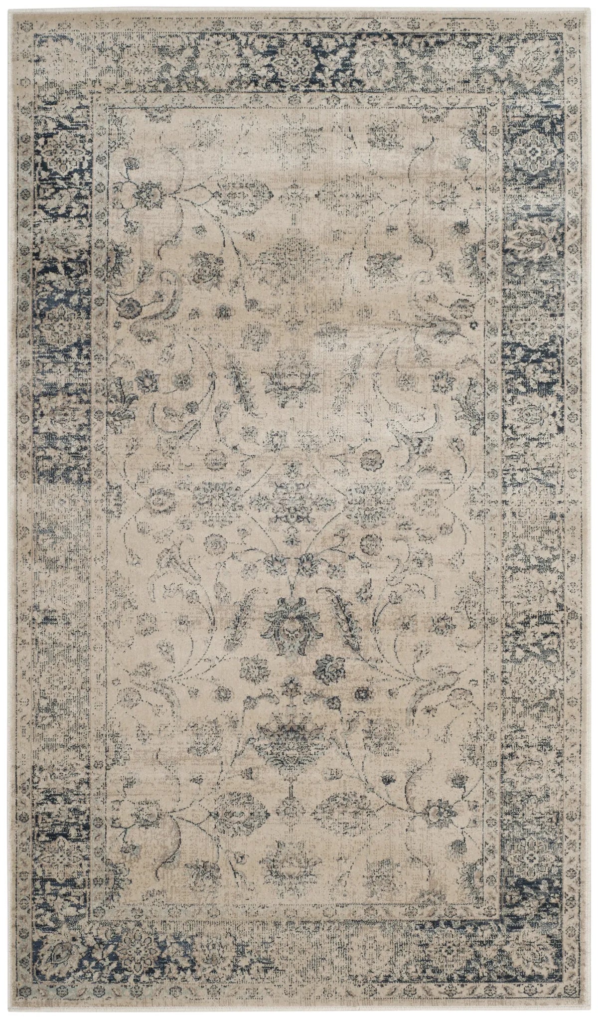 Safavieh Vintage 3'-3" x 5'-7" Rug in Stone / Blue