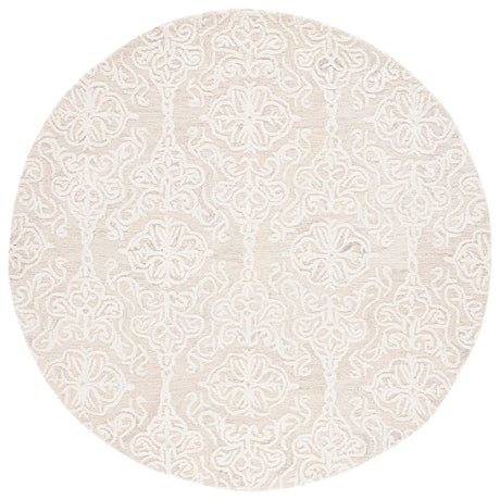 Safavieh Blossom 6'-0" x 6'-0" Rug in Silver / Ivory