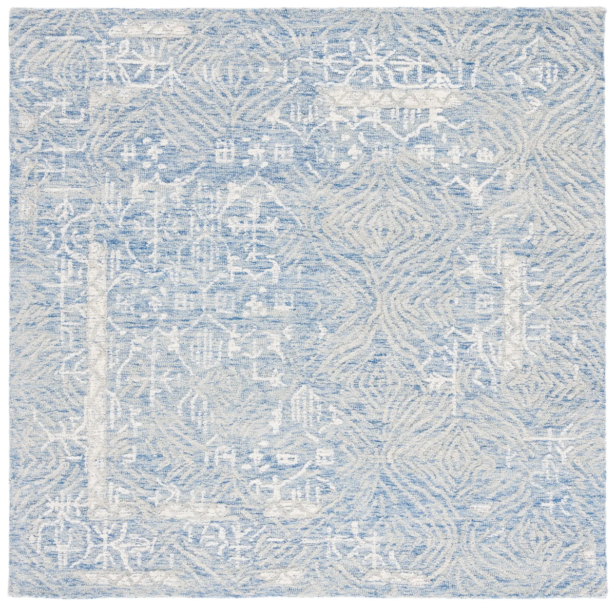 Safavieh Metro 6'-0" x 6'-0" Rug in Blue / Ivory