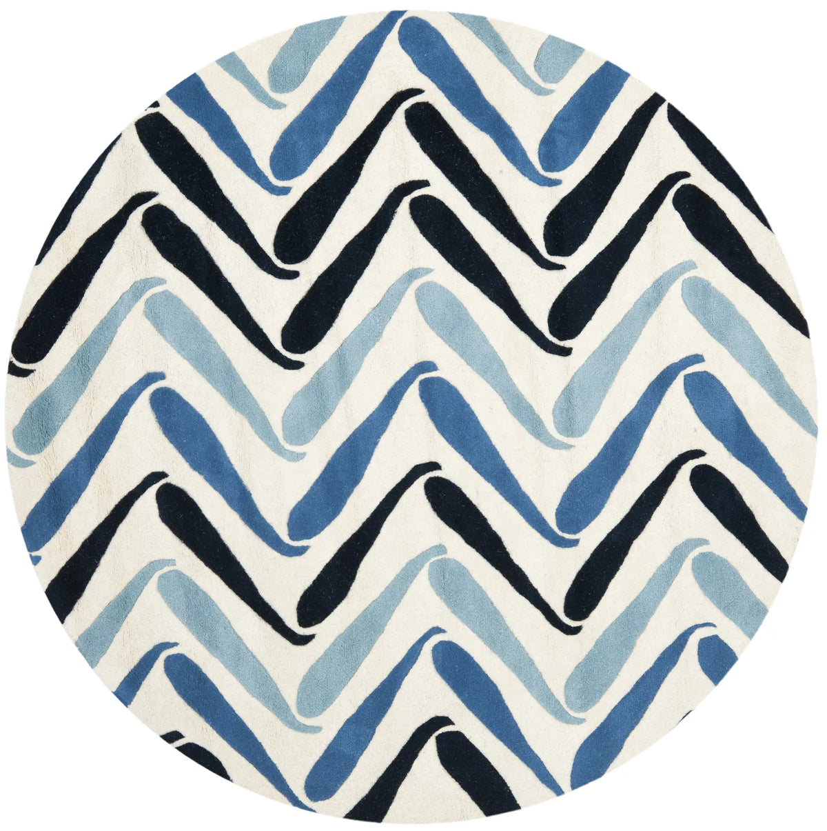 Safavieh Soho 6'-0" x 6'-0" Rug in Ivory / Blue