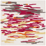 Safavieh Rodeo Drive 6'-0" x 6'-0" Rug in Ivory / Red