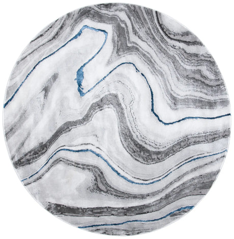 Safavieh Craft 5'-3" x 5'-3" Rug in Grey / Blue