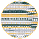 Safavieh Montauk 6'-0" x 6'-0" Rug in Yellow / Ivory