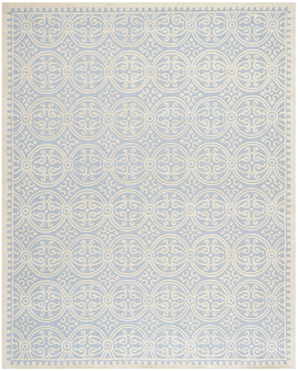 Safavieh Cambridge 10'-0" x 14'-0" Rug in Light Blue / Ivory