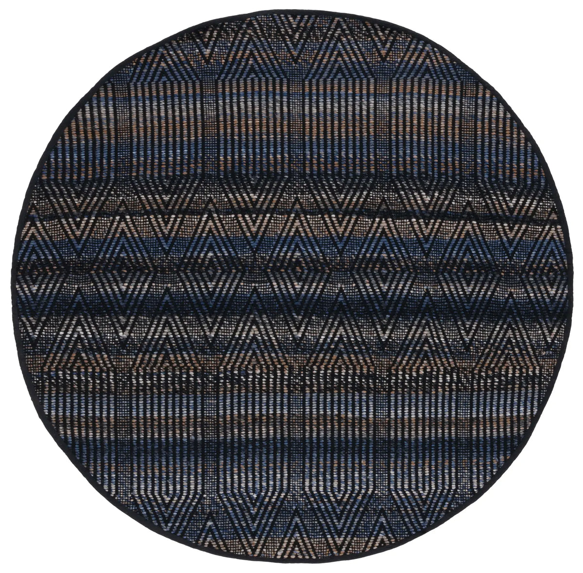 Safavieh Natura 6'-0" x 6'-0" Rug in Blue / Orange