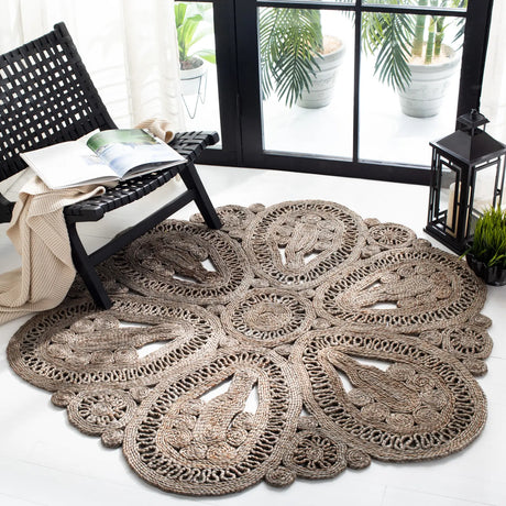 Safavieh Natural Fiber 5'-0" x 5'-0" Rug in Grey