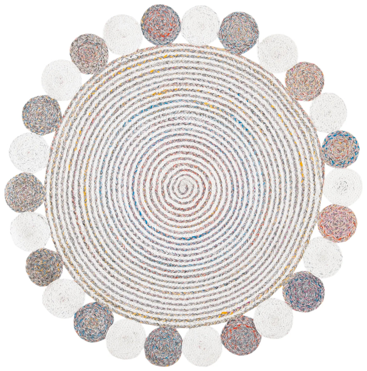 Safavieh Cape Cod 3'-0" x 3'-0" Rug in Pink / Ivory