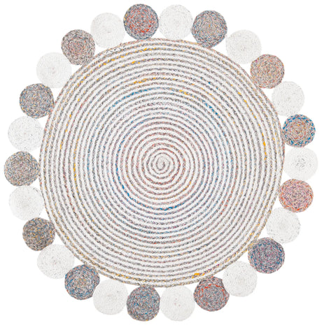 Safavieh Cape Cod 3'-0" x 3'-0" Rug in Pink / Ivory
