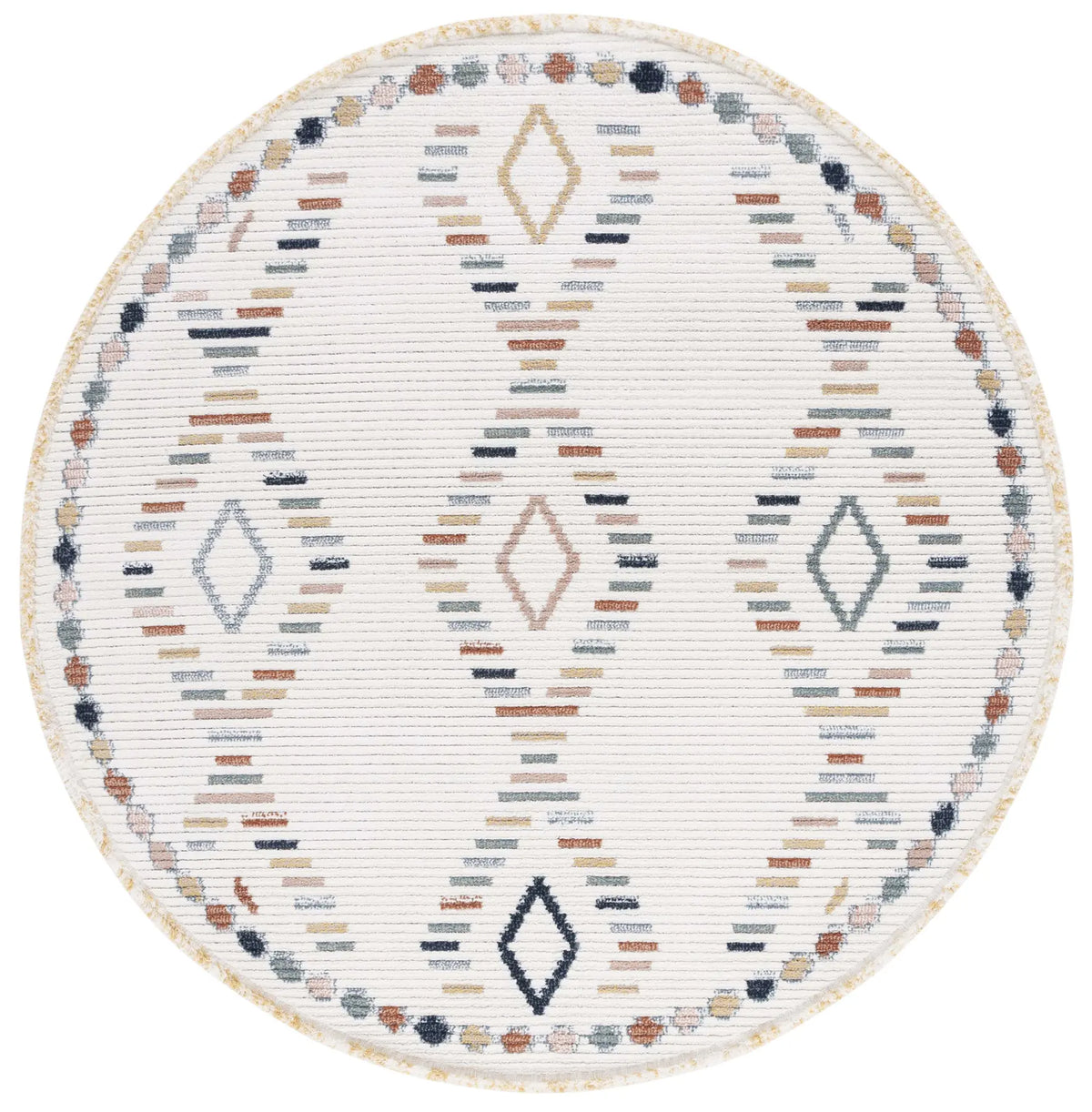 Safavieh Marrakesh 6'-7" x 6'-7" Rug in Ivory / Multi