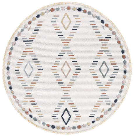 Safavieh Marrakesh 6'-7" x 6'-7" Rug in Ivory / Multi
