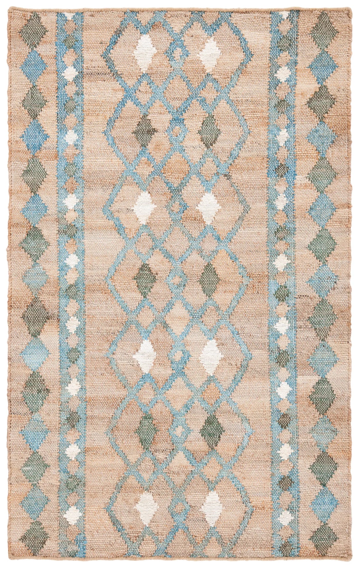 Safavieh Kilim 3'-0" x 5'-0" Rug in Natural / Blue