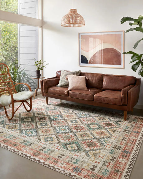 Loloi Zion Zio-04 Ivory/Multi Rugs - room scene 1