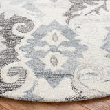 Safavieh Suzani 6'-0" x 6'-0" Rug in Ivory / Grey