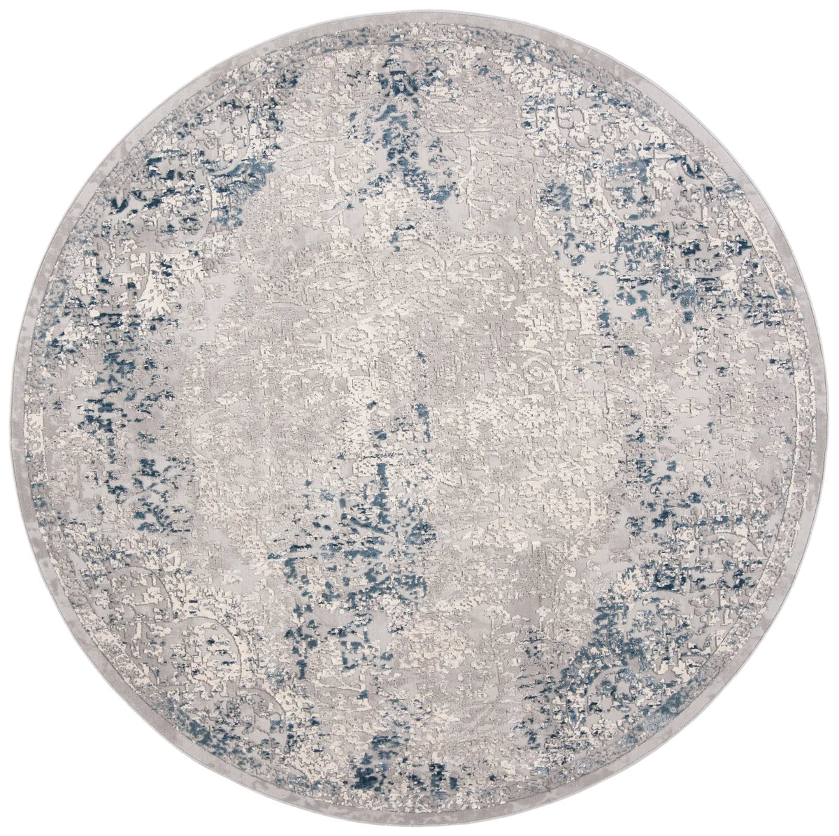 Safavieh Invista 6'-7" x 6'-7" Rug in Grey / Ivory