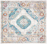 Safavieh Aria 6'-5" x 6'-5" Rug in Blue / Ivory