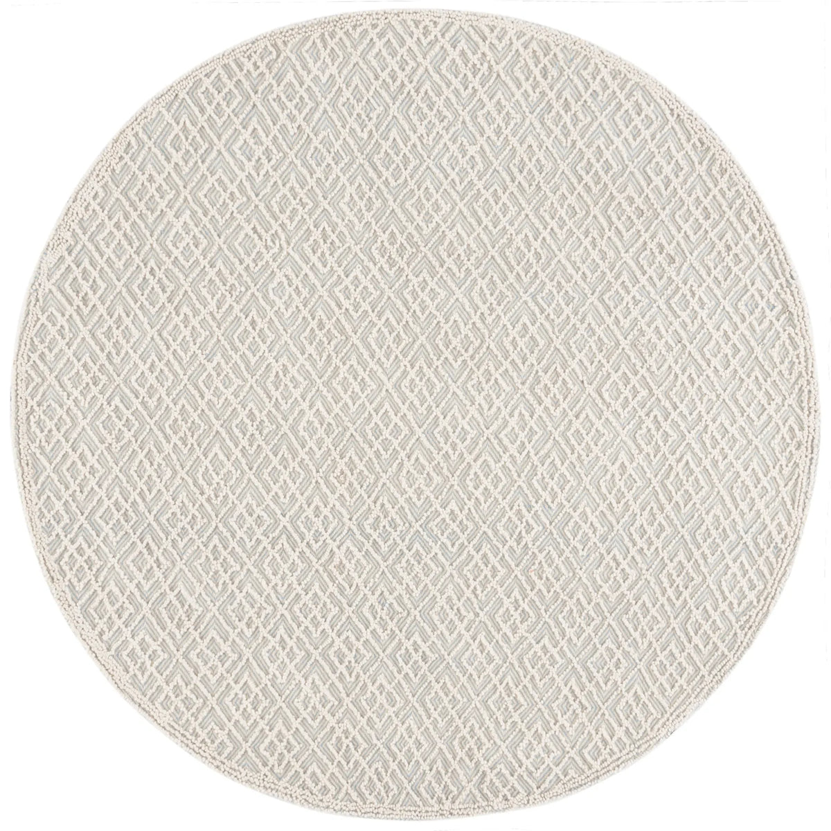 Safavieh Trace 6'-0" x 6'-0" Rug in Ivory / Blue