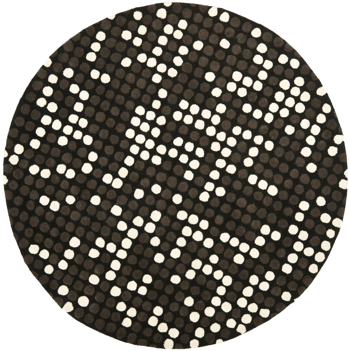 Safavieh Soho 6'-0" x 6'-0" Rug in Black / White