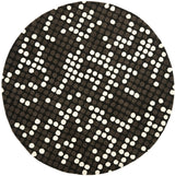 Safavieh Soho 6'-0" x 6'-0" Rug in Black / White
