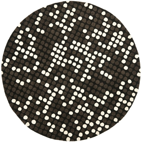 Safavieh Soho 6'-0" x 6'-0" Rug in Black / White