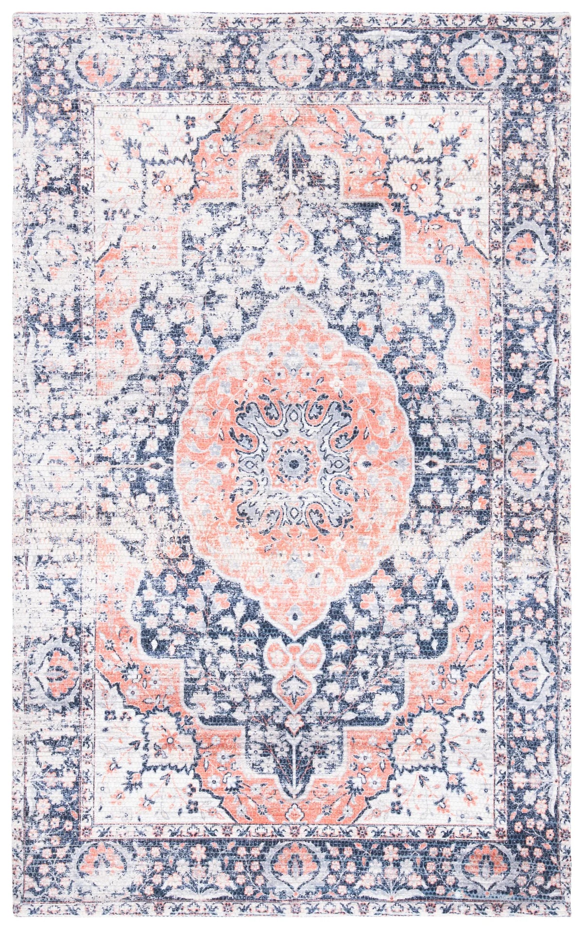 Safavieh Saffron 3'-0" x 5'-0" Rug in Navy / Ivory