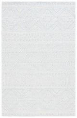 Safavieh Micro-Loop 4'-0" x 6'-0" Rug in Light Grey / Ivory