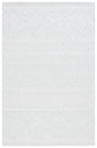 Safavieh Micro-Loop 4'-0" x 6'-0" Rug in Light Grey / Ivory