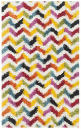 Safavieh Sgk-Shag Kids 3'-0" x 5'-0" Rug in Ivory / Multi