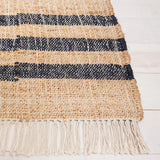 Safavieh Kilim 4'-0" x 6'-0" Rug in Natural / Black