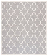 Safavieh Dhurries 10'-0" x 14'-0" Rug in Dark Grey / Ivory
