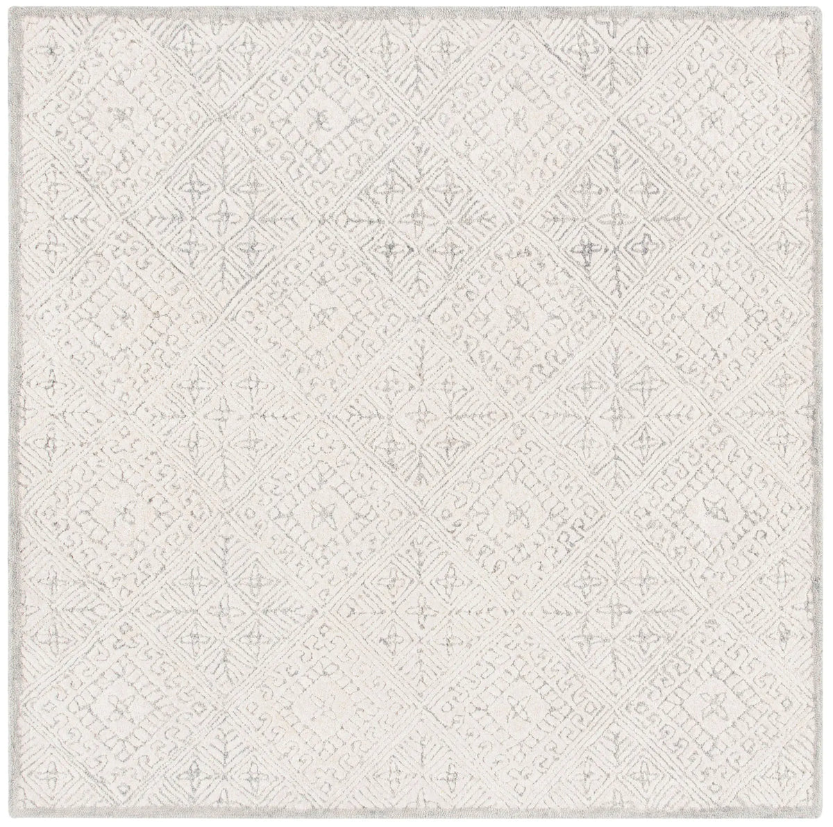 Safavieh Glamour 6'-0" x 6'-0" Rug in Grey / Ivory