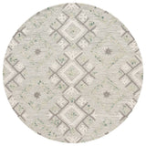 Safavieh Ebony 6'-0" x 6'-0" Rug in Ivory / Grey