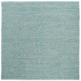 Safavieh Montauk 6'-0" x 6'-0" Rug in Turquoise / Multi