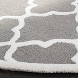 Safavieh Cambridge 6'-0" x 6'-0" Rug in Dark Grey / Ivory