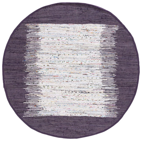Safavieh Montauk 6'-0" x 6'-0" Rug in Ivory / Purple
