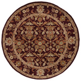 Safavieh Antiquity 6'-0" x 6'-0" Rug in Wine / Gold
