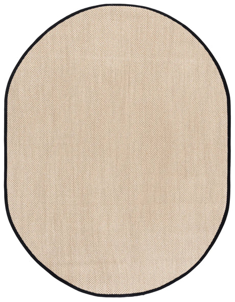 Safavieh Natural Fiber 6'-0" x 8'-0" Rug in Maize / Black