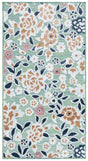 Safavieh Cabana 2'-7" x 5'-0" Rug in Green / Navy