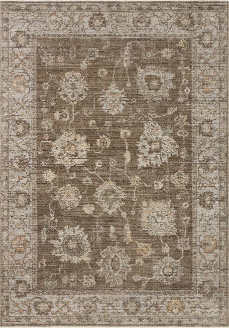 Loloi Priscilla PRL-01 Bark / Ivory Rug - main flat