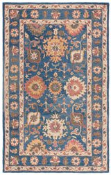 Safavieh Antiquity 4'-0" x 6'-0" Rug in Navy / Beige