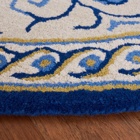 Safavieh Empire 6'-0" x 6'-0" Rug in Blue / Ivory