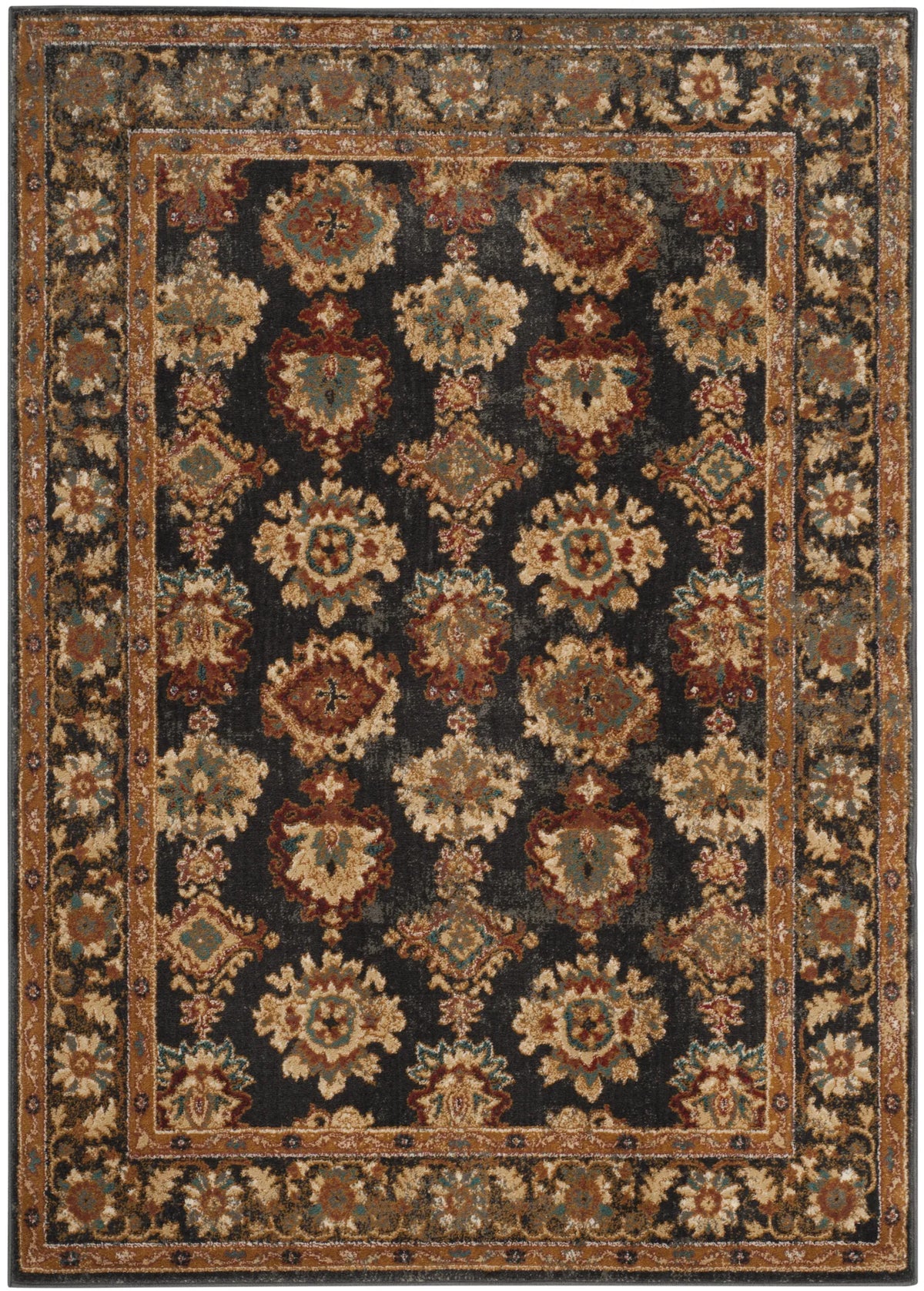 Safavieh Summit 4'-0" x 6'-0" Rug in Dark Grey / Dark Grey