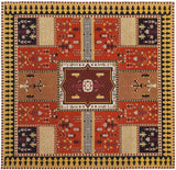 Safavieh Classic Vintage 6'-0" x 6'-0" Rug in Orange / Gold