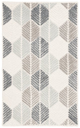 Safavieh Ebony 3'-0" x 5'-0" Rug in Grey / Ivory