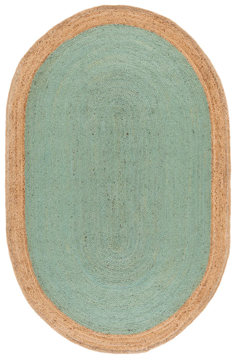Safavieh Natural Fiber 5'-0" x 8'-0" Rug in Aqua / Natural