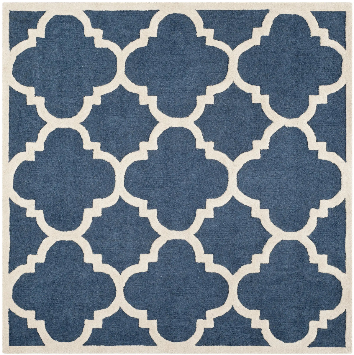 Safavieh Cambridge 6'-0" x 6'-0" Rug in Navy / Ivory