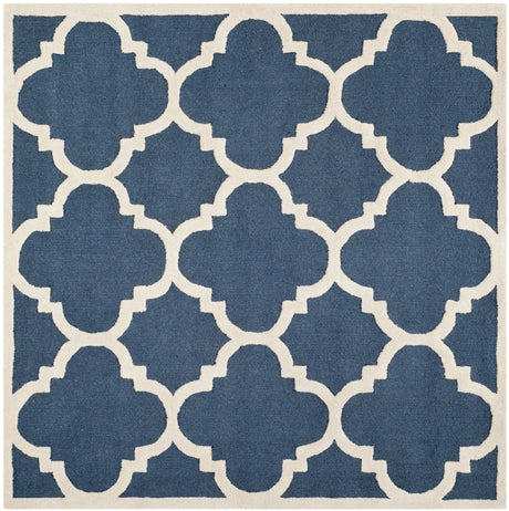 Safavieh Cambridge 6'-0" x 6'-0" Rug in Navy / Ivory