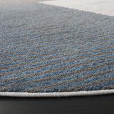 Safavieh Pyramid 6'-7" x 6'-7" Rug in Ivory / Grey Navy