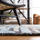 Safavieh Kenya 4'-0" x 6'-0" Rug in Charcoal / Blue